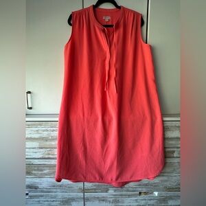 🩷 Merona Coral Sleeveless Shift Dress XXL